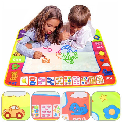 

6080cm Kid Large Aqua Doodle Water Painting Drawing Mat Writing Board Magic Pen