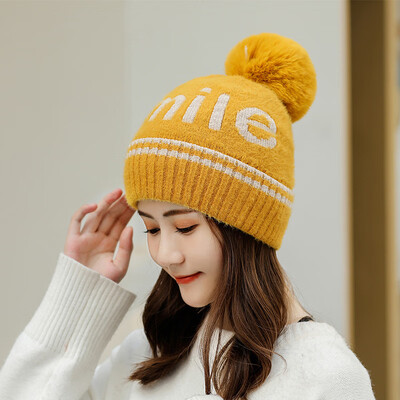 

Korean version wool ball adult wool hat in autumn&winter