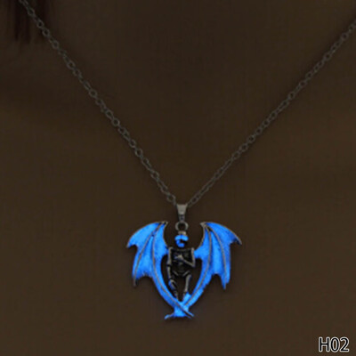 

American Original Bat Necklace European Luminous Bat&Style