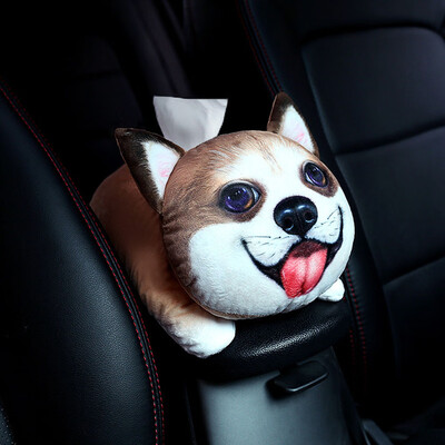 

High Quality Universal Car Tissue Box Creative Cartoon Doll Cute Tissue Box Car Interior Car Accessories Magic