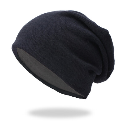 

Unisex 100 Cotton Knit Knitted Hat Skullcap Cap Beanie Winter Warm Comfortable