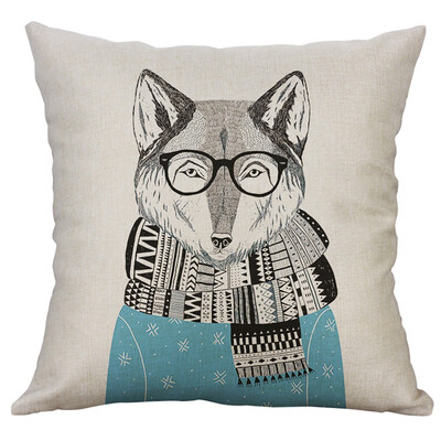 

〖Follure〗Simple Linen Creative Lovely Pillow Cover Pillow Cover Car Pillow Cover