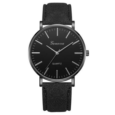 

〖Follure〗Fashion Simple Casual Mens Watch Business Leather With Strap Mens Watch