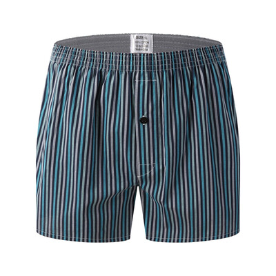 

Classic Striped Men Boxer Shorts Casual Loose Panties Cotton Cuecas Boxers Underwear For Men Panties Men 2018 Hot Plus Size 3XL