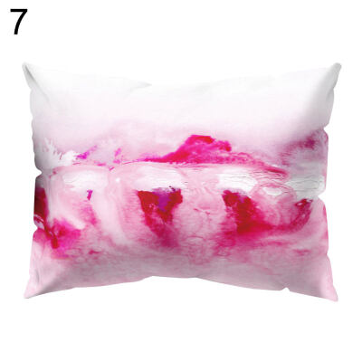 

Romantic Flower Stone Pattern Throw Pillow Case Cushion Cover Bedding Articles