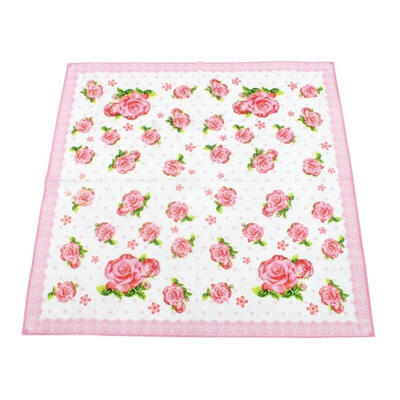 

20pcspacklot Birthday Flower With Ring Paper Napkins Wedding Event & Party Tissue Napkin Party Decoration Napkins 3333cm