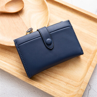 

Tailored Women Short Wallets Mini Money Purses Small Fold Female Coin Purse Card Holder