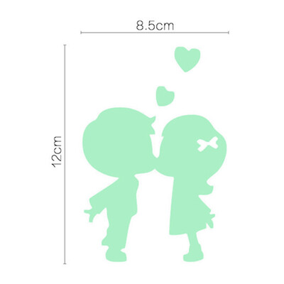 

Cute Removable Luminous Wall Sticker Switch Decorative Stickers Cartoon Animal Pattern Home Garden Home Decoration Stickers