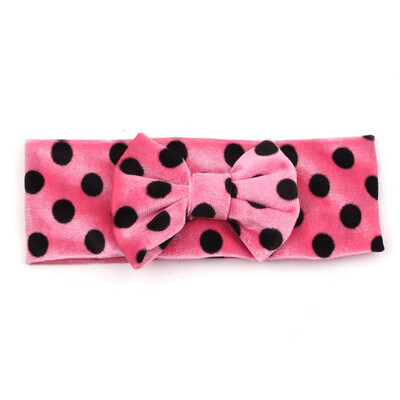 

Baby girl Headbands gold velvet bow elastic hair accessories Kids Hair Accessories Baby Cute bow hairband