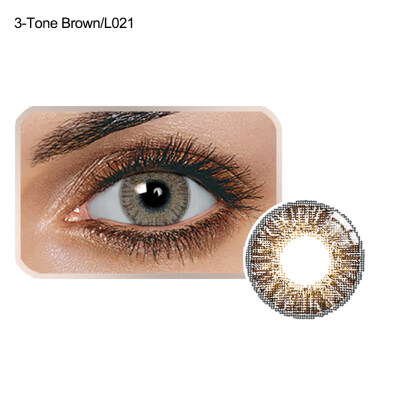 

1Pair 145mm DIA Unisex Fashion Blue Green Honey Brown Gray Colour Contact Lens