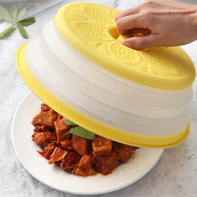 

Foldable Plastic Splash-proof Food Cover Fresh Cover Kitchen Multi-purpose Cover