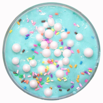 

〖Follure〗Rainbow Fluffy Crunchy Foam Beads Kids Anti-stress Toys Slime Relax Gifts