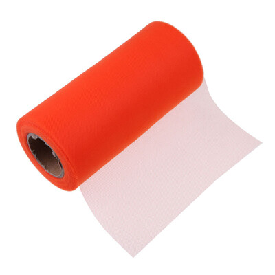 

25YardsLot 6inch Colorful Tissue Tulle Paper Wedding Decoration Roll Spool Craft Birthday Holiday Decor new