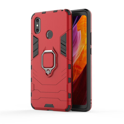 

Fecoprior Car Holder Stand Case For Xiaomi Mi Max 3 Max3 Back Cover Magnetic Bracket Finger Ring Celulars