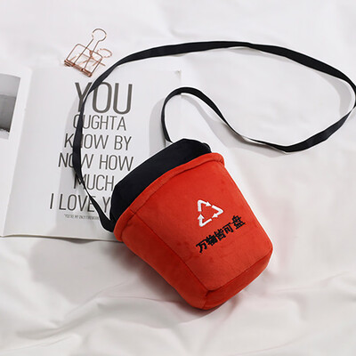 

Tailored Women Fashion Plush Rubbish Bag Coin Purse Shoulder Messenger Casual Bags