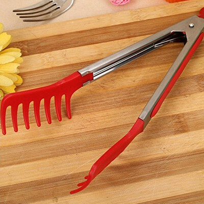 

Hot sale comb type nylon food clip burdock food clip stainless steel nylon food clip barbecue clip bread