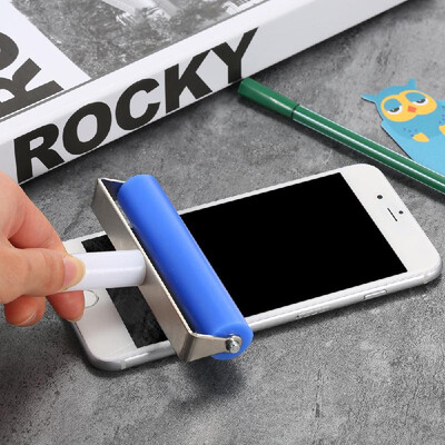 

Smartphones Screen Film Roller Wheel 10CM Dust Bubbles Removal Screen Protector Film Pasting Roller Tool Stick for Mobile Phones