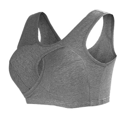 

Women Push Up Sporting Bras Plus Size 2XL Padded Wirefree Breathable Sporting Tops Fitness Cozy Solid Color Bra Tops Female