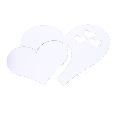 

Home Art Mirror Wall Sticker Love Hearts Lip Room Decal Mural Decor