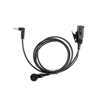 

25mm Headset 1 Pin Air Tube Earpiece PTT Mic Earphone Replacement for Motorola Walkie Talkie Two Way Radio