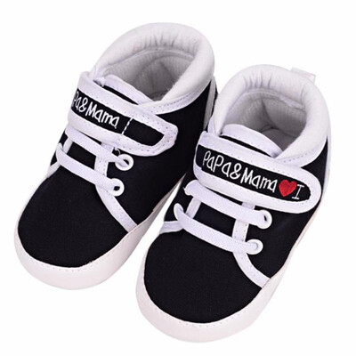 

Newborn Kids Love Papa Casual First Walkers New Baby Boys Girls Love Mama Infant Toddler Soft Soled Sneakers Shoes