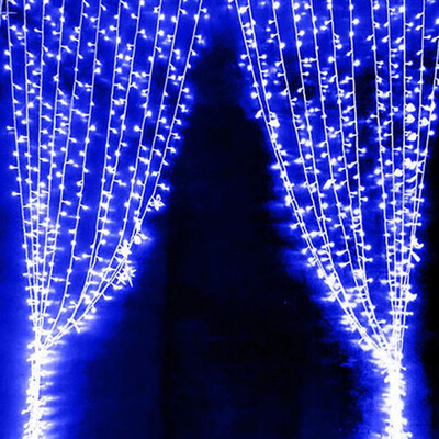 

Siaonvr USB Curtain Lights 300 LED 8 Modes with Control Christmas Party