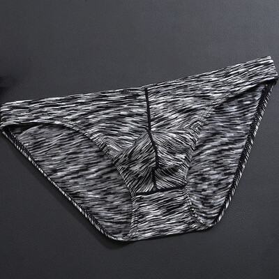 

Mens Breathable Briefs Underwear Printed Low Rise Bikini Lingerie Bulge Pouch