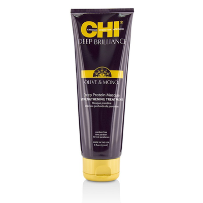 

CHI - Deep Brilliance Olive & Monoi Deep Protein Masque Strengthening Treatment 237ml8oz