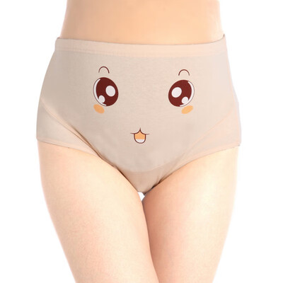 

Women Cotton Pregnant Panties High Waist Mother Belly Support Underwear Cartoon Briefs Pregnancy Panties
