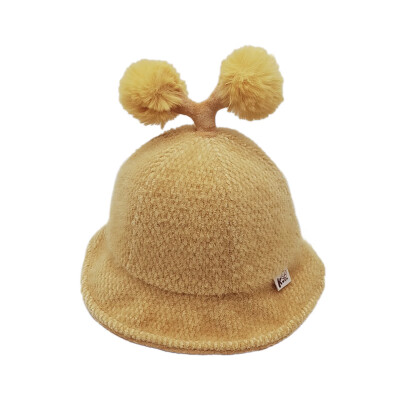 

Autumn Winter Baby Hat Warm Solid Kids Cap Boys Girls Children Bucket Hat Outdoor Winter Child Beach Sun Cap New