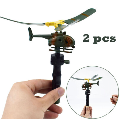 

YIWULA2pcs Funny Helicopter Kids Creative Outdoor Toy Drone Childrens Day Gifts