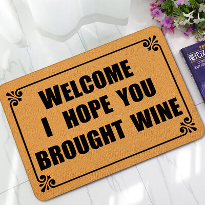 

Toponeto Letter Funny Welcome Home Entrance Floor Rug Non-slip Doormat Outdoor Mat
