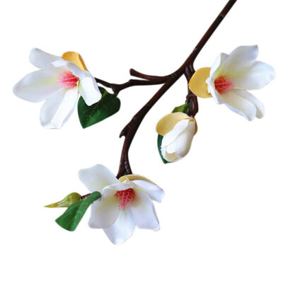 

Touch High Quality Artificial Magnolia Flower Home Decor Modeling 3d Printing Color Plastic Flowers Head