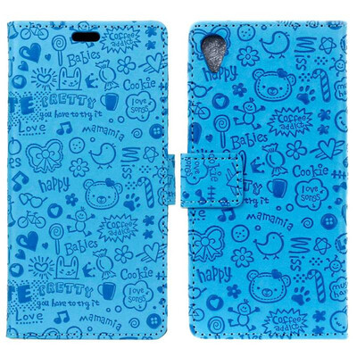 

MOONCASE Alcatel 1 Little Witch Holster - Blue