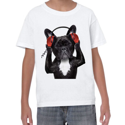 

French Bulldog DJ Funny Childrens T-Shirt