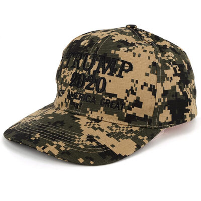 

Donald Trump 2020 make America great again Slogan with USA Flag Cap Adjustable Baseball Hat Camouflage hat