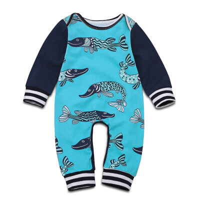 

Baby Rompers Baby Boys Clothes for Girls Long-Sleeved Rompers Cartoon Infant Jumpsuit Baby Clothes