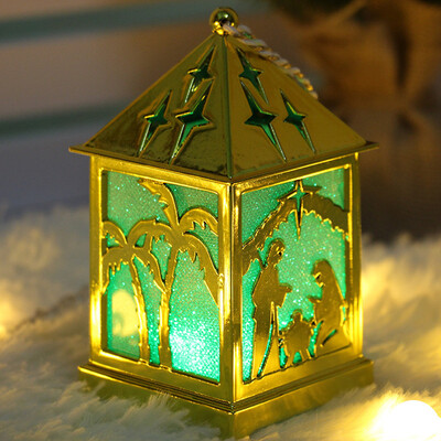 

Toponeto LED Light Dolls House Villa Christmas Ornaments Xmas Tree Hanging Decor