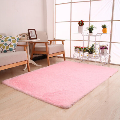 

Toponeto 60x160cm Fluffy Rugs Shaggy Area Rug Dining Room Bedroom Carpet Floor Mat Beige