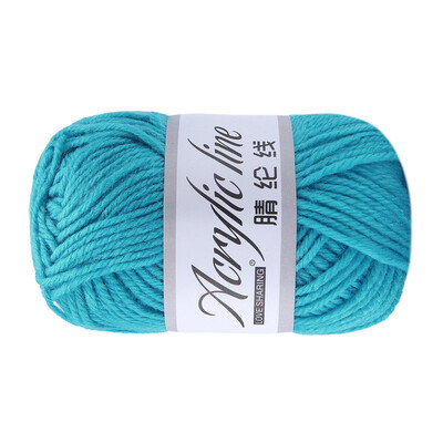 

Toponeto 50g Chunky Wool Roving Scarf Knit Wool Yarn Thickness Warm Hat Household A