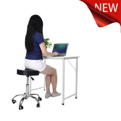

Gobestart Hydraulic Salon Stool Office Chair Beauty Salon Work Bench Bar Chair Black