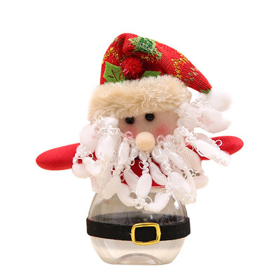 

Tailored Santa Claus Snowman Elk Christmas Candy Packaging Christmas Candy Jar Decoration