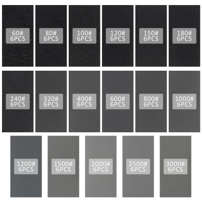 

30102Pcs 60 To 5000 Grit Sandpaper Assortment for Automotive Sanding