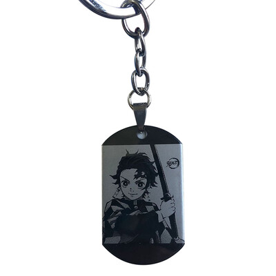 

Fat Bear Anime Demon Slayer Kimetsu no Yaiba rubber Keychain Key Ring Race Straps