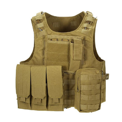 

Outdoor Molle Vest Modular Gear Carrier Adjustable Training Gaming Paintball Assault Vest