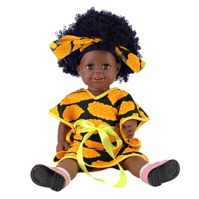 

Tailored Black Girl Dolls African American Play Dolls Lifelike 45cm Baby Play Dolls A