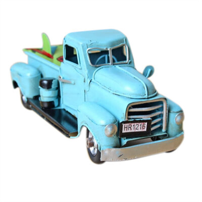 

Tailored Vintage Red Metal Truck Christmas Ornament Kids Xmas Gifts Toy Table Top Decor