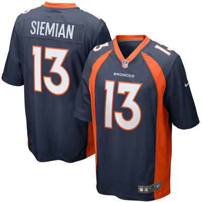 

Youth Football Jersey Denver Broncos Trevor Siemian Navy Game Jersey