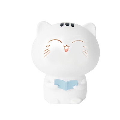 

Gobestart Cute Cat Lights Organic Silicone Night Light USB Rechargeable Bedside Lamp Baby