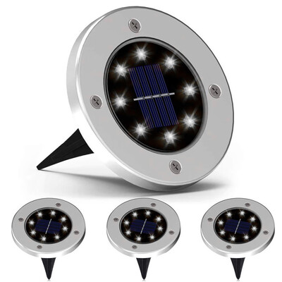 

〖Follure〗Solar LED Outdoor Path Light Spot Lamp Yard Garden Lawn Landscape Waterproof 4pc